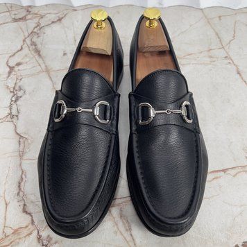 1955 Horsebit Loafers Black Grain Leather