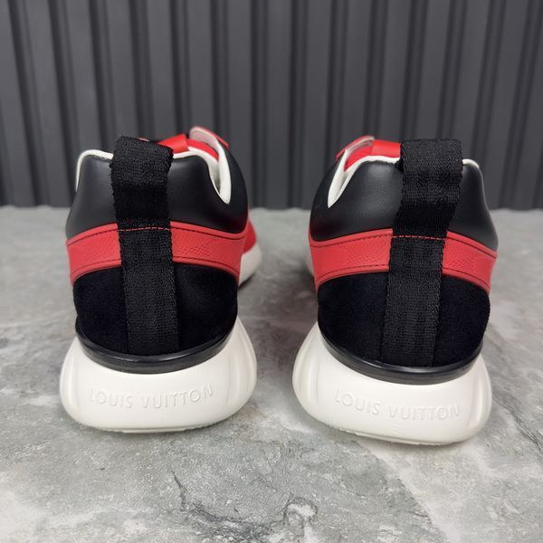 Fastlane Sneakers Red Damier Mesh