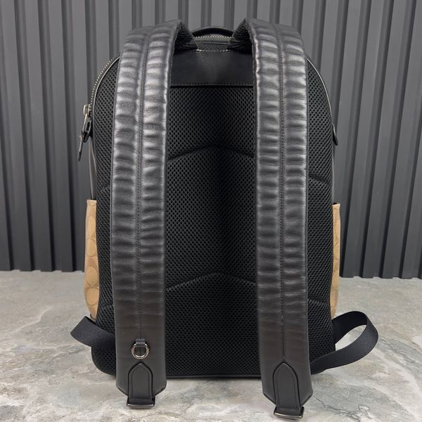 Coach Graham Backpack Signature Varsity Stripe Multicolor Canvas
