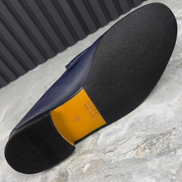 1955 Horsebit Loafers Blue Leather