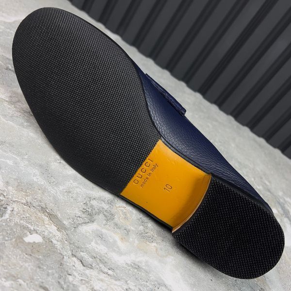 1955 Horsebit Loafers Blue Leather