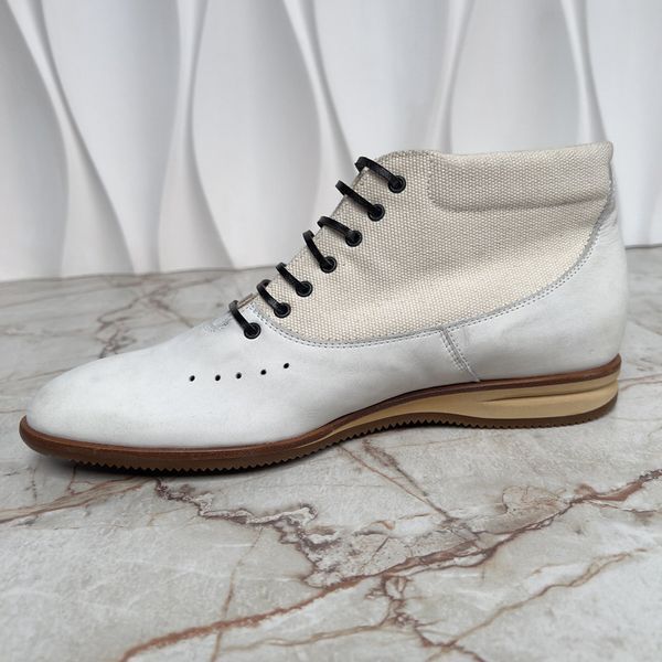 For Aston Martin Driving Shoes Gray Leather