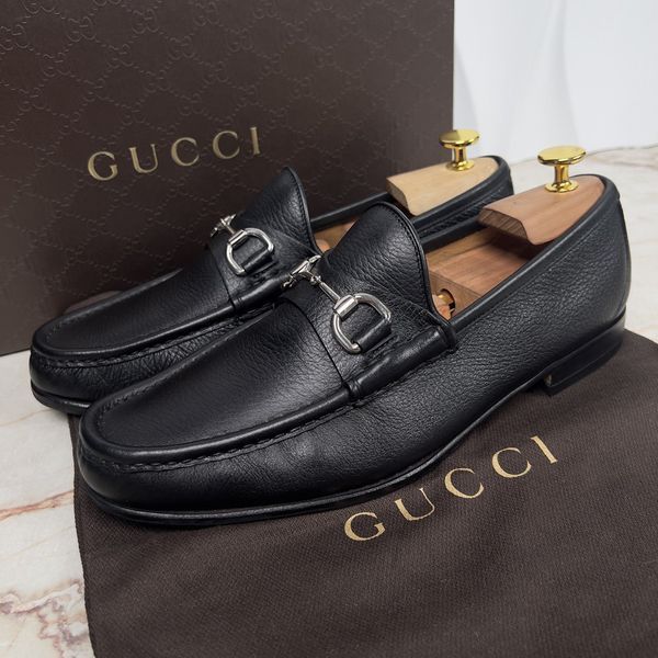 1955 Horsebit Loafers Black Grain Leather