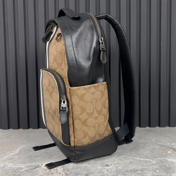 Coach Graham Backpack Signature Varsity Stripe Multicolor Canvas