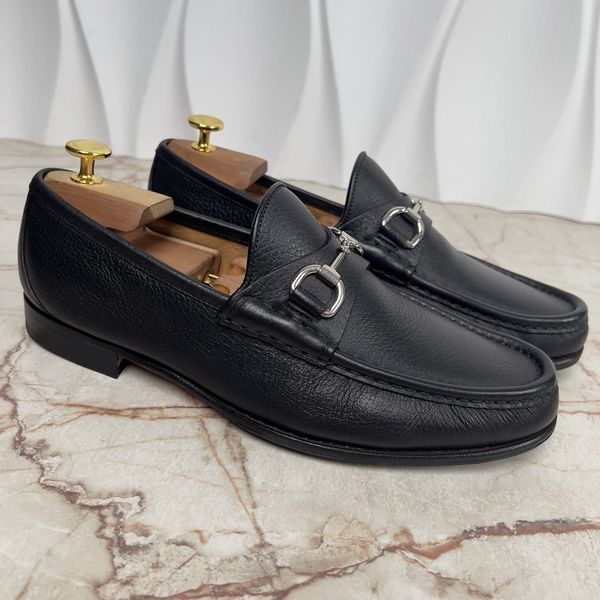 1955 Horsebit Loafers Black Grain Leather
