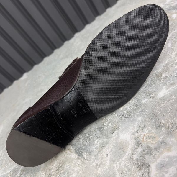 Loafers Brown Grained Leather