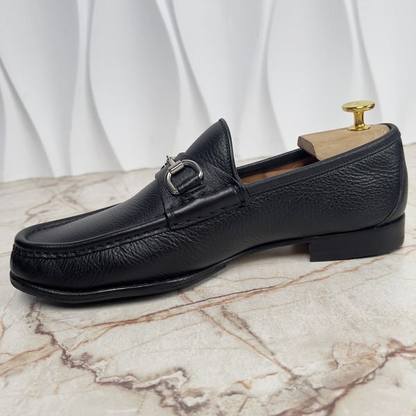 1955 Horsebit Loafers Black Grain Leather