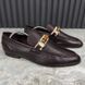 Loafers Brown Grained Leather