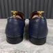 1955 Horsebit Loafers Blue Leather