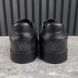 Rivoli Sneakers Black Leather Monogram Eclipse
