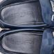 Hockenheim Damier Driving Moccasin Blue Leather