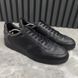Rivoli Sneakers Black Leather Monogram Eclipse