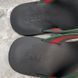 Web Interlocking GG Thong Sandals Black Leather
