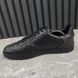Rivoli Sneakers Black Leather Monogram Eclipse