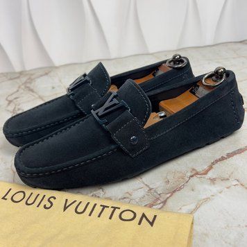 Monte Carlo Moccasins Blue Suede