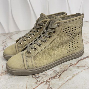 Punchy Sneaker Perforated LV Beige Nubuck