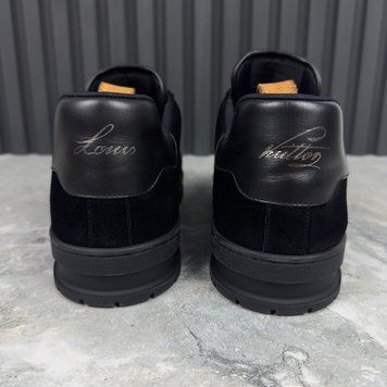 LV Trainers Sneakers Black Suede