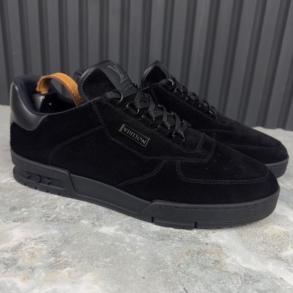 LV Trainers кросівки чорні замшеві 2635 фото