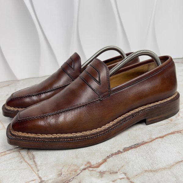 StefanoBi Penny Loafer Brown Leather 3376 фото