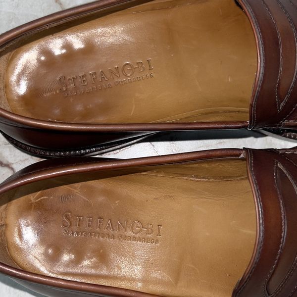 StefanoBi Penny Loafer Brown Leather 3376 фото