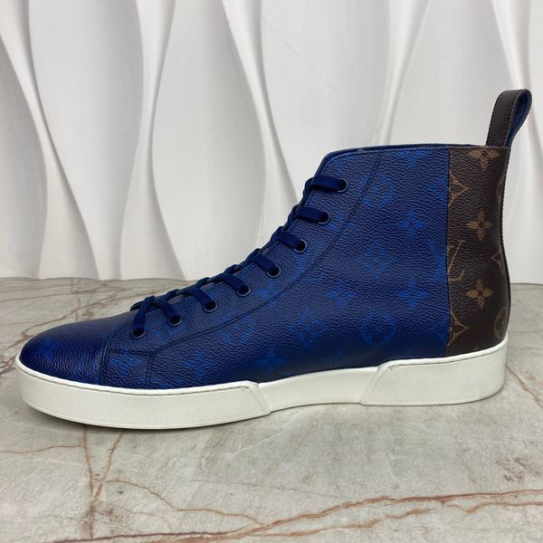 Match Up Sneakers Monogram Blue Leather
