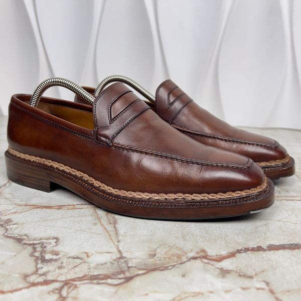 StefanoBi Penny Loafer Brown Leather 3376 фото
