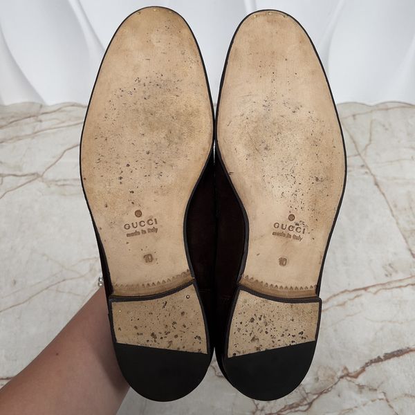 Jordaan Horsebit Web Loafers Brown Suede