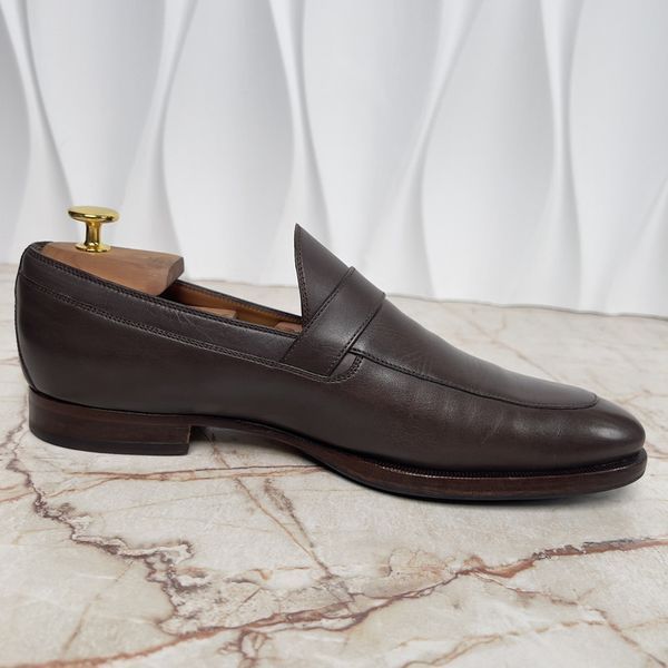 Interlocking GG Loafers Brown Leather