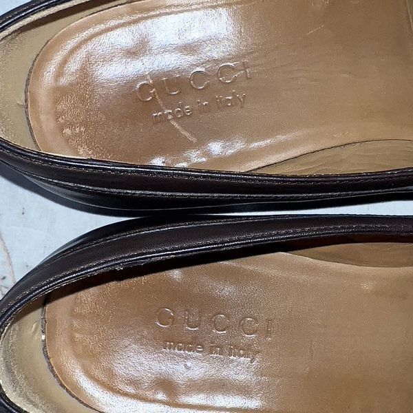 Interlocking GG Loafers Brown Leather