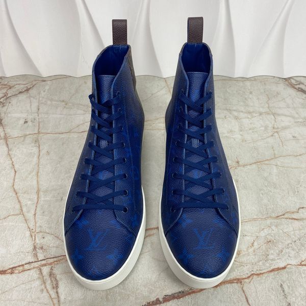 Match Up Sneakers Monogram Blue Leather
