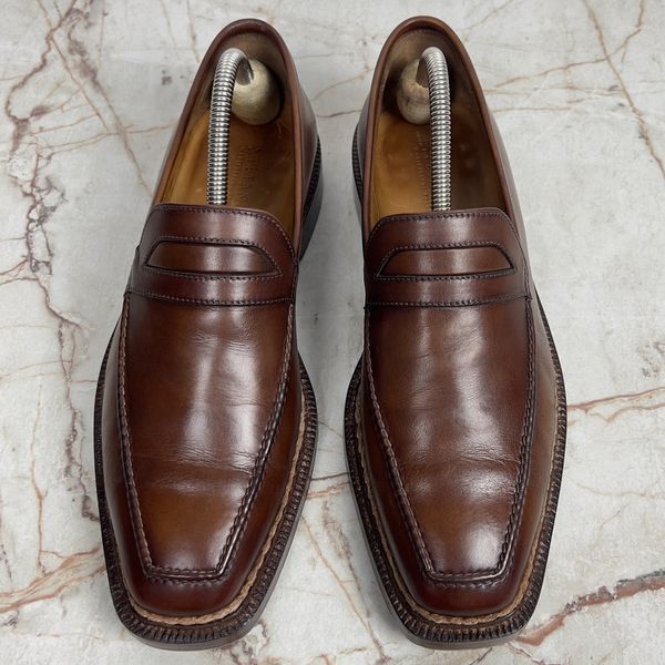 StefanoBi Penny Loafer Brown Leather 3376 фото