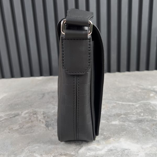 District Black Damier Infini Leather