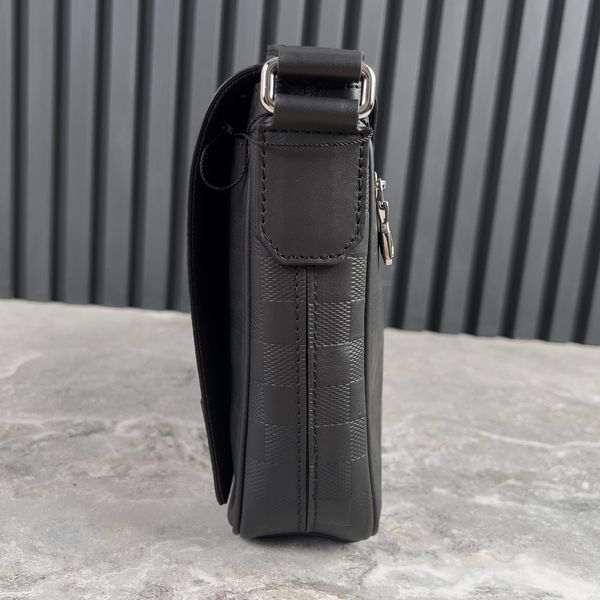 District Black Damier Infini Leather