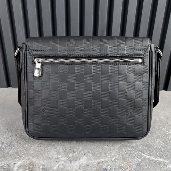 District Black Damier Infini Leather