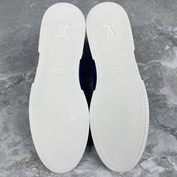 Match Up Sneakers Monogram Blue Leather