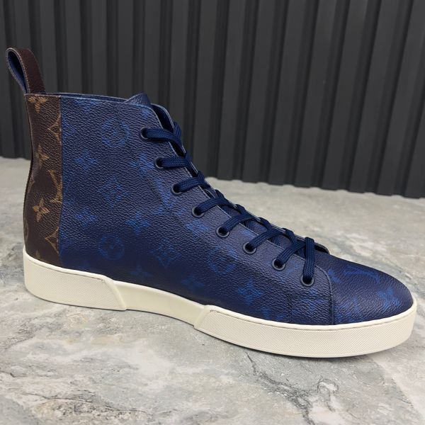 Match Up Sneakers Monogram Blue Leather