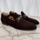 Jordaan Horsebit Web Loafers Brown Suede