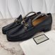 Interlocking GG Loafers Black Leather