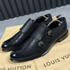 Greenwich Buckle Monk Epi Black Leather
