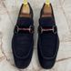 Tom Ford Era Web Horsebit лофери сині замшеві 2995 фото 6