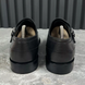 Greenwich Buckle Monk Epi Black Leather