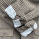 Coat Prince of Wales Brown Beige Check Wool Cashmere Blend
