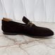 Jordaan Horsebit Web Loafers Brown Suede