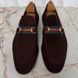 Jordaan Horsebit Web Loafers Brown Suede