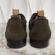 York Chain Penny Loafers Green Khaki Suede