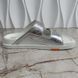 LV Trainer Line Sandals Silver Leather