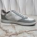 Rivoli Maxi Damier кросівки сірі з білим шкіряні 3447 фото 3