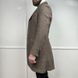 Coat Prince of Wales Brown Beige Check Wool Cashmere Blend