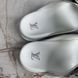 LV Trainer Line Sandals Silver Leather