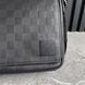 District Black Damier Infini Leather